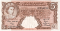 East Africa 5 Shillings, (1962)